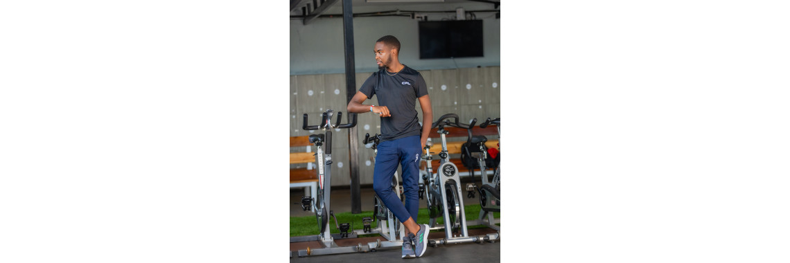 Men Pants and T-Shirt (Blue-Black)